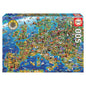 Puzzle 500 Mapa De Europa