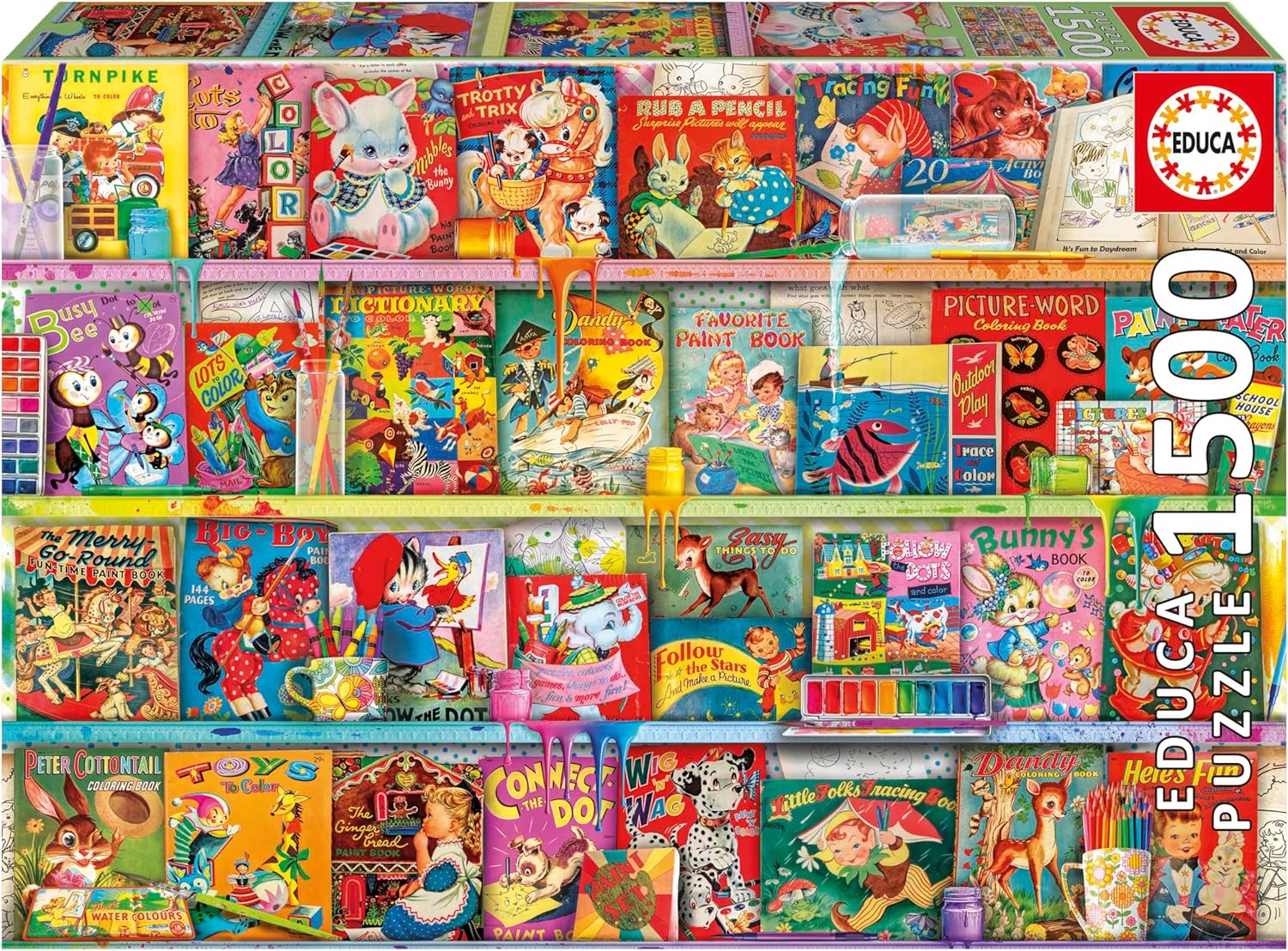 Puzzle 1500 The Kitschy Funbook Nook