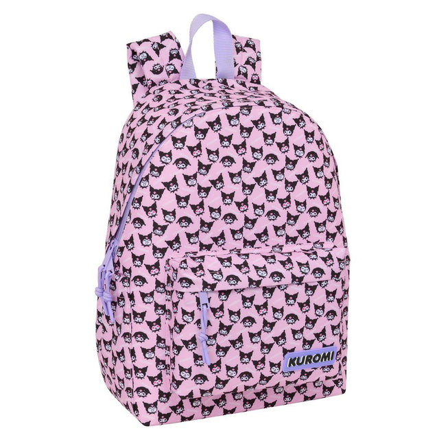 Mochila Portatil Kuromi Hello Kitty 43Cm Hover Image
