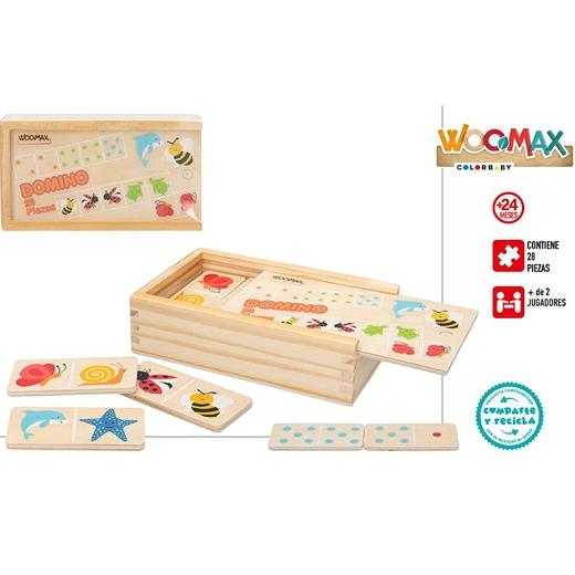 Domino Animales Madera 29Pzs Hover Image