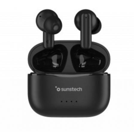 Auriculares Bluetooth Sunstech Wavepodsbk Con Estuche De Car