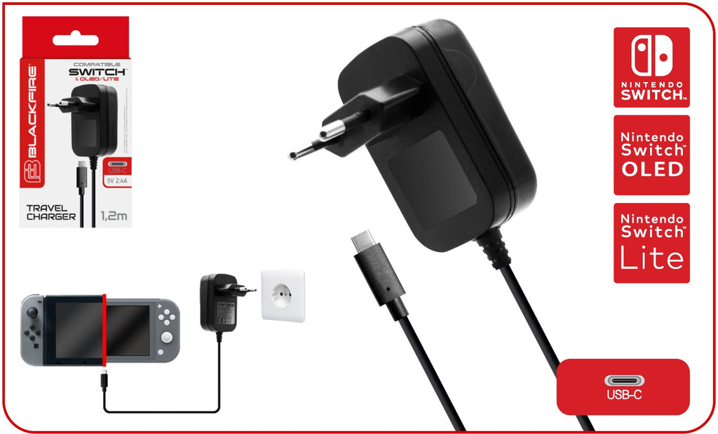 Travel Chargues Ac Adaptor 2M N Switch/OLED/Lite NINTENDO SWITCH (Accesorios)