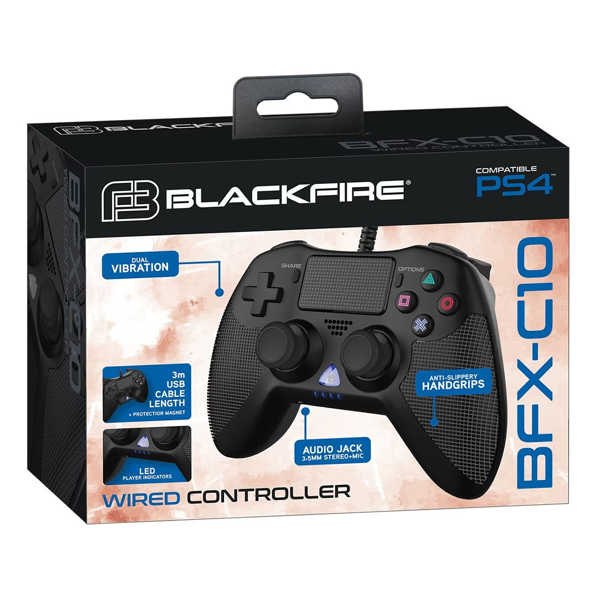 Wired Controller Blackffire BFX C10 Ps4 PS4 (accesorios)