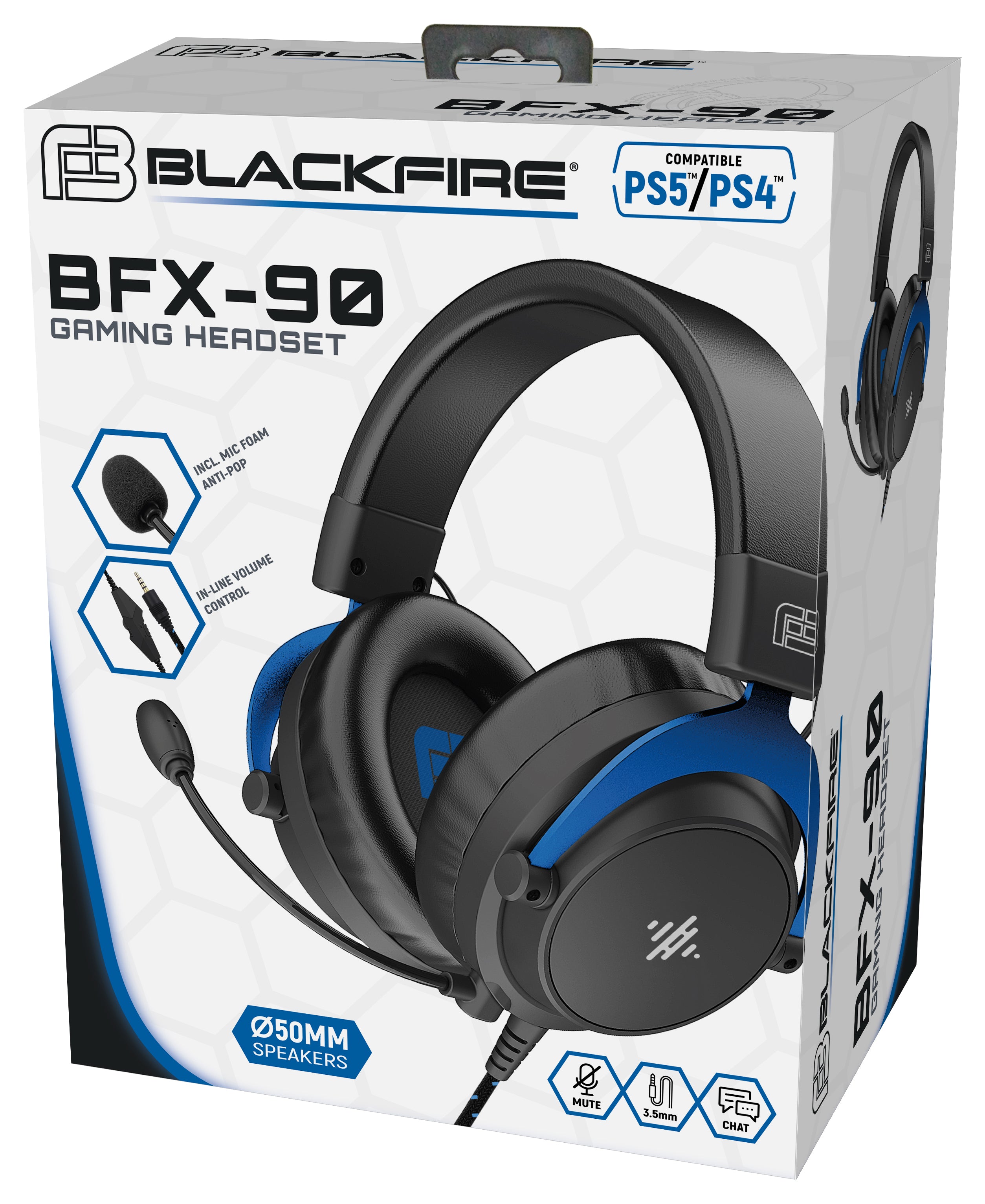 Auricular Gaming Headset Blackfire BFX-90 PS5 (accesorios)