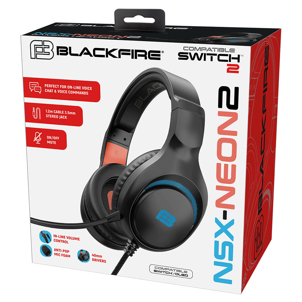 Blackfire Gaming Headset Nsx-Neon2 Switch 2 NINTENDO SWITCH 2 (Accesorios)