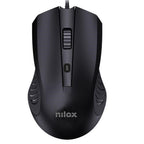 Raton Nilox Usb 2.400 Dpi 4 Botones