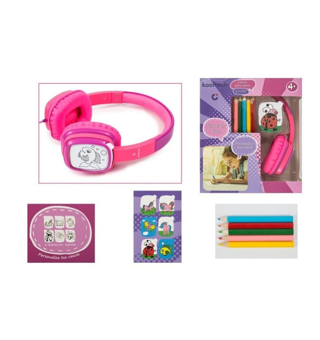 Auriculares Infantiles con Ficha para colorear Kids 2 Hover Image