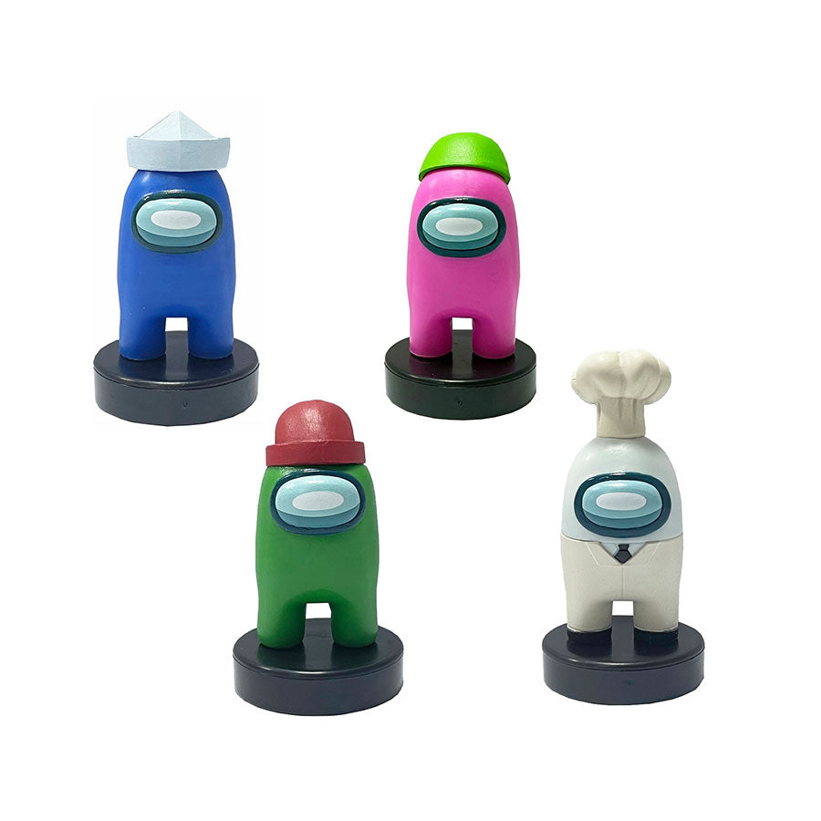 Figuras Among Us S2 Caja Pack 4