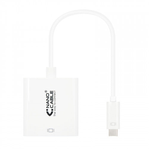 Cable Conversor Nanocable 10.16.4103/ Usb Tipo-C Macho Dvi-D