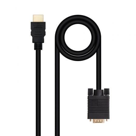 Cable Conversor Nanocable 10.15.4348/ Hdmi Macho Vga Macho/