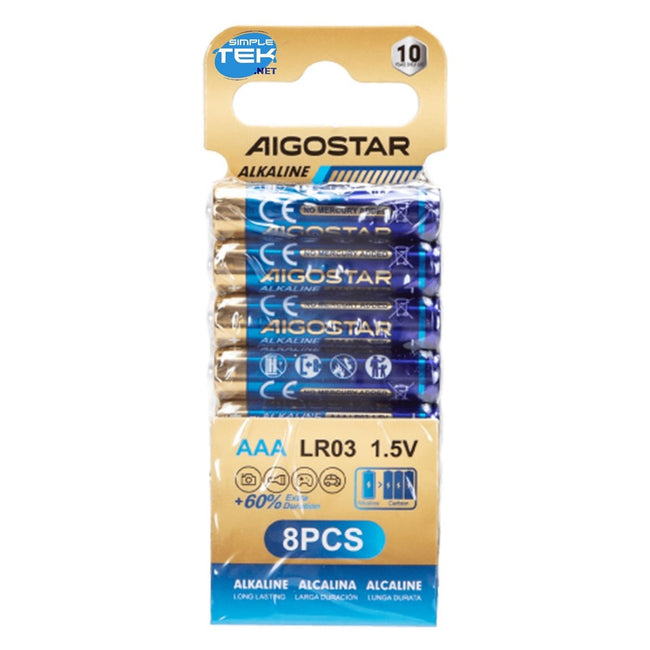 Pila Alcalina Lr03 (Aaa) 1,5V 8 Uds Varios Hover Image