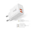 Cargador Cool 2Usb 2,4 Amp Cable Lightning 1.2M