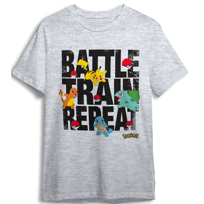 Camiseta Battle Pokemon Infantil Hover Image