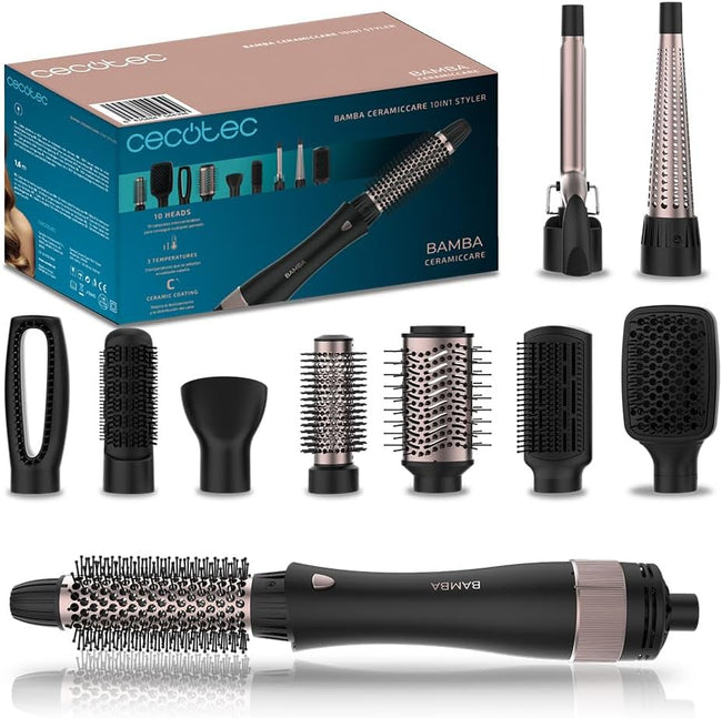 Cepillos Alisadores Cecotec Bamba Ceramiccare 10In1 Styler Hover Image