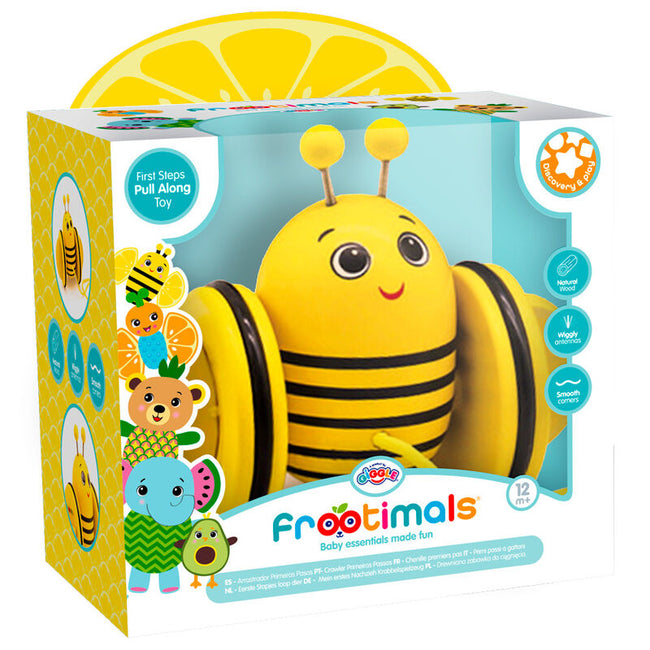 Arrastrador Primeros Pasos Madera Bizzy Lemonbee Frootimals Hover Image