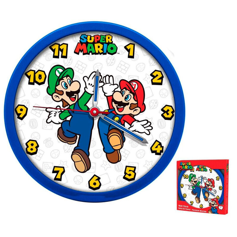 Reloj Pared Super Mario Bros