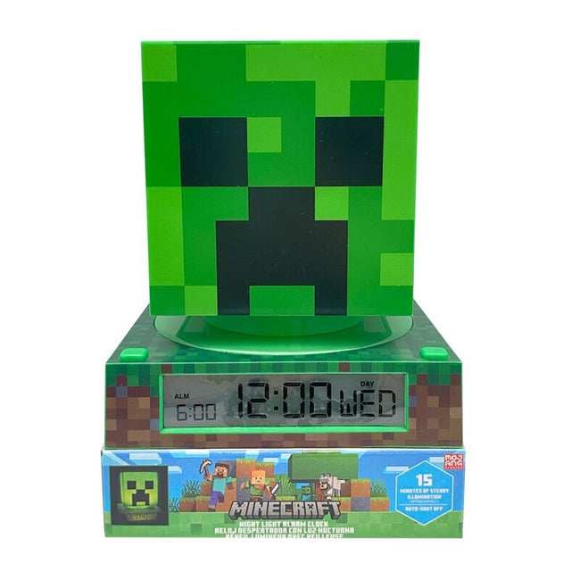 Lampara 3D Con Despertador Minecraft Hover Image