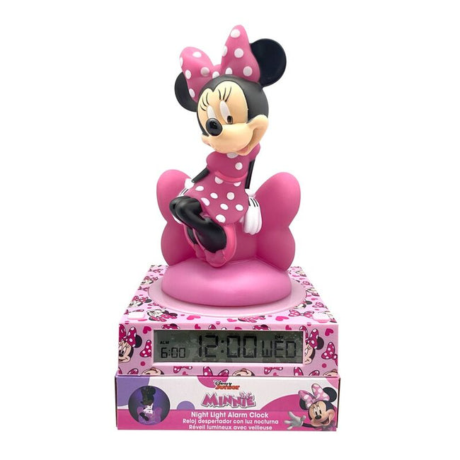 Lampara 3D Con Despertador Minnie Disney Hover Image