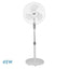 Ventilador De Pie Bise Blanco 3 Velocidades 45W 3 Aspas Osci