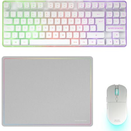 Pack Gaming Mars Gaming Mcpwtkl/ Teclado Inalámbrico + Ratón