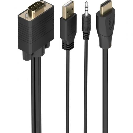 Cable Conversor Aisens A122-1013 Svga Macho Usb Macho Jack M