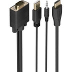 Cable Conversor Aisens A122-1013 Svga Macho Usb Macho Jack M