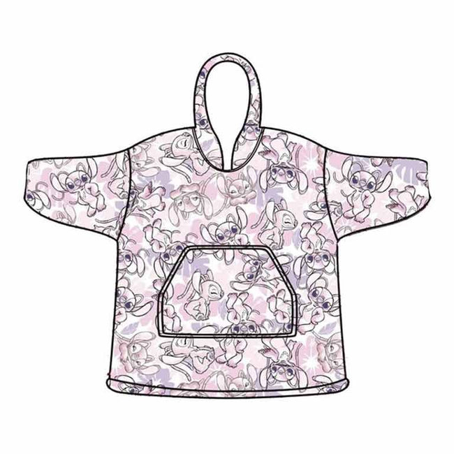 Bata Sudadera Oversize Angel Stitch Disney Adulto Hover Image