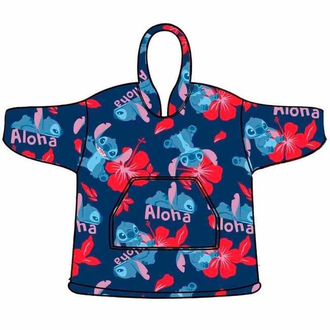 Bata Sudadera Oversize Stitch Disney Infantil Hover Image
