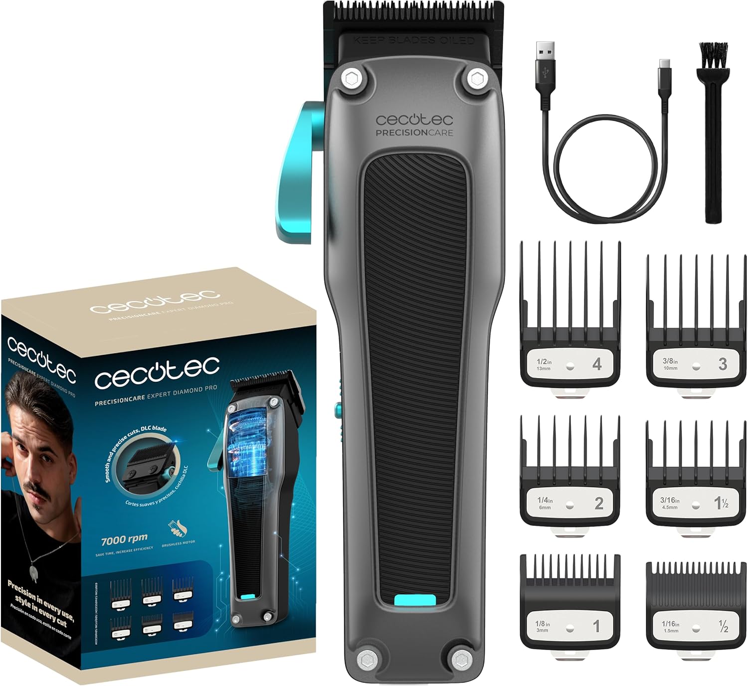 Cortapelos Cecotec PrecisionCare Expert Diamond Pro