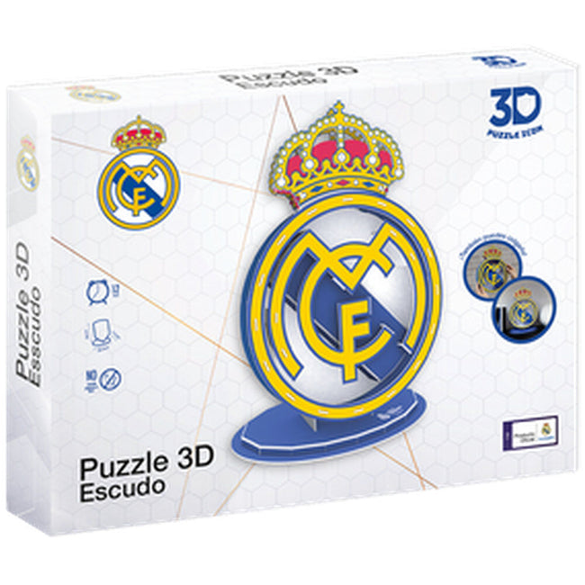 Puzzle Escudo 3D Real Madrid Hover Image