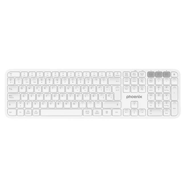 Teclado Inalámbrico Multidispositivo Phoenix K300 Blueooth D Hover Image
