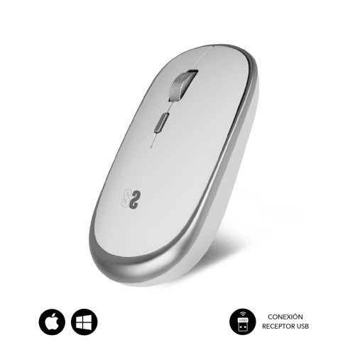 Ratón Inalámbrico Subblim Wireless Mini/ Hasta 1600 Dpi/ Pla