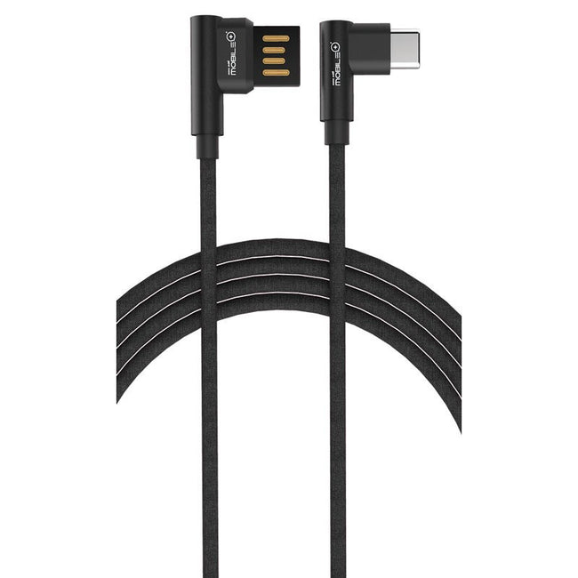 Cable Datos Carga Mobile+ Mb 1022 Tipo C A Usb, A 90 Grados Hover Image