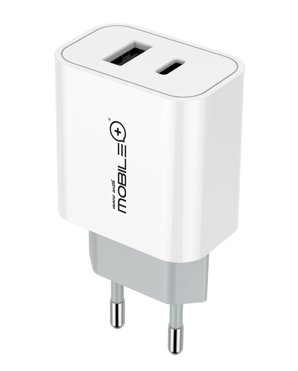 Cargador Mobile+ Mb 1030 Usb Tipo C Qc+Pd20W