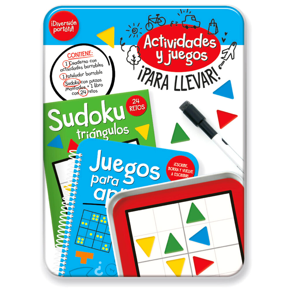 Kit Actividades Portatil Retos De Ingenio EspaOl