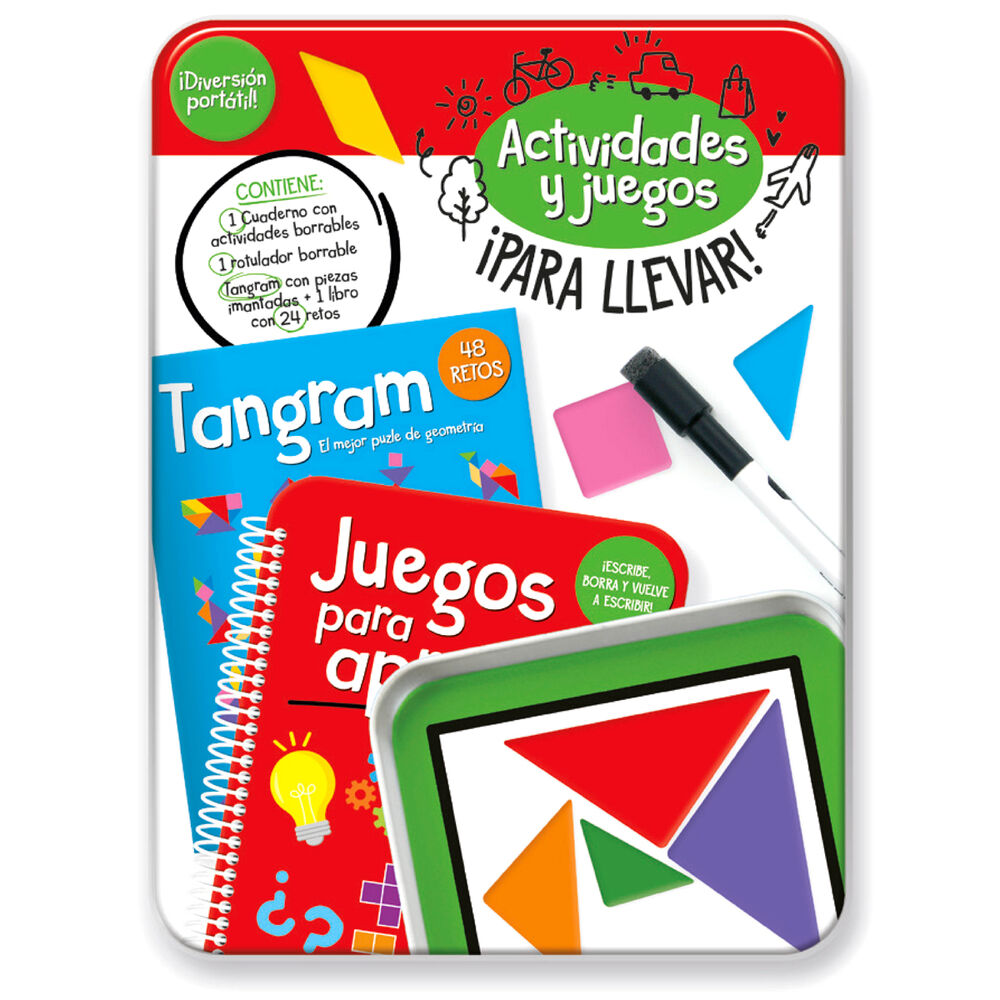 Kit Actividades Portatil Tangram EspaOl
