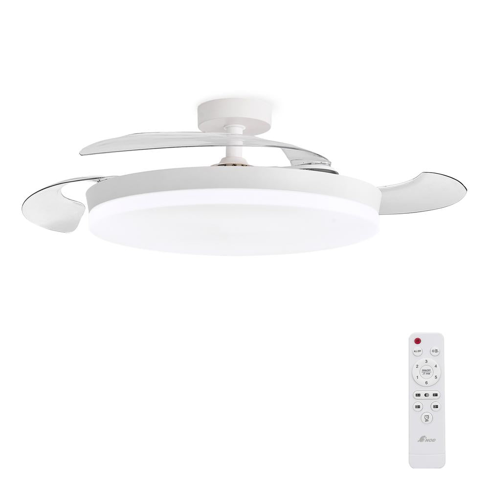 3Nod - Ventilador De Techo Con Luz Led Concept Ova Motor Dc