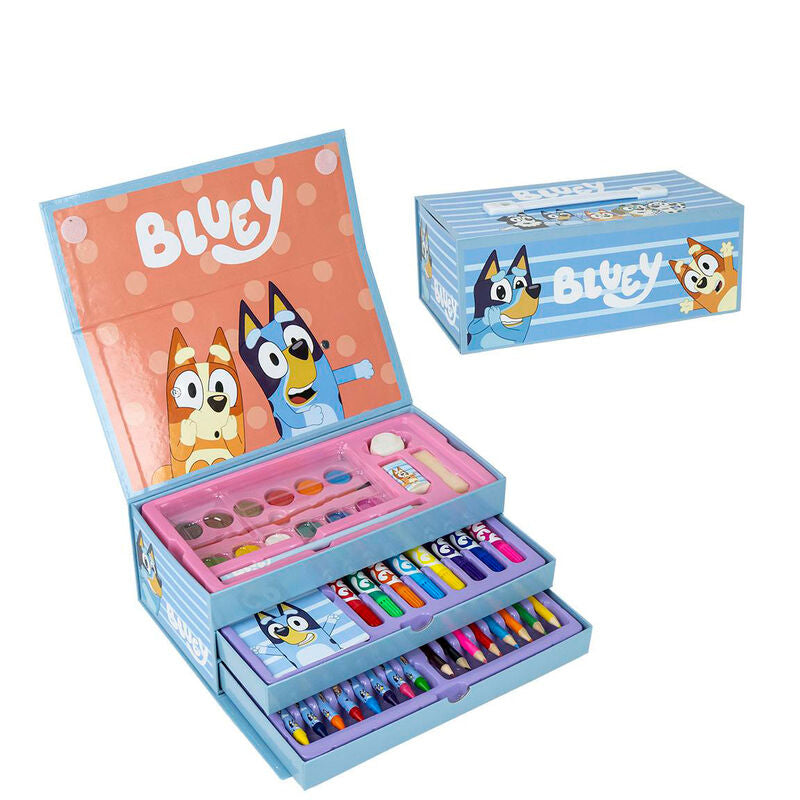 Maletin Papeleria Coloreable Bluey