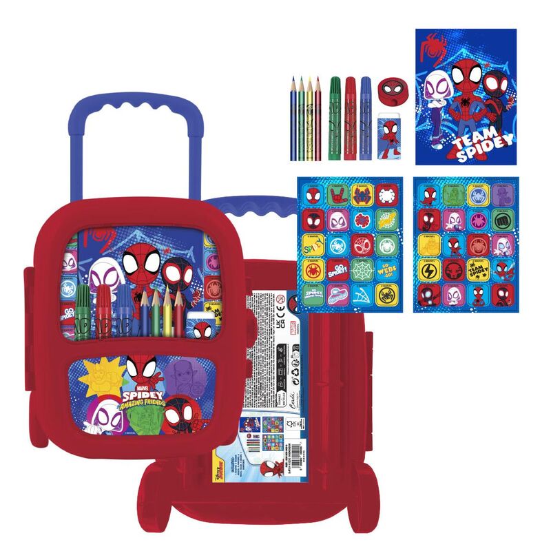 Trolley Papeleria Spidey Amazing Friends Marvel
