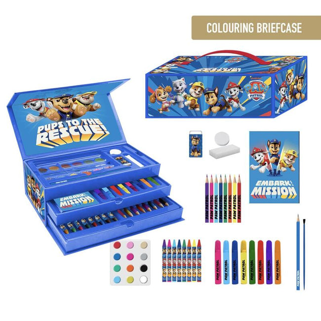 Maletin Papeleria Coloreable Patrulla Canina Paw Patrol Hover Image