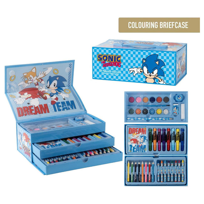 Maletin Papeleria Coloreable Sonic The Hedgehog Hover Image