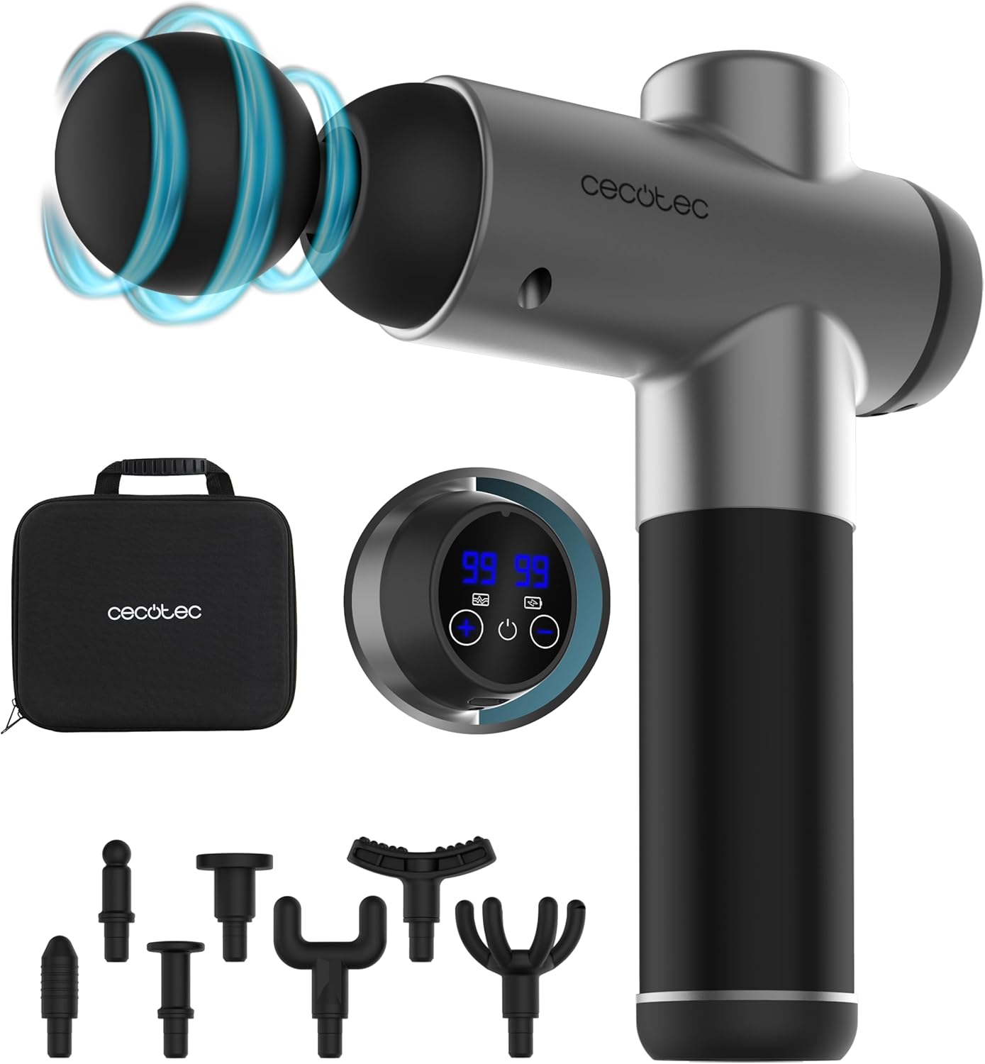Pistola de Masaje Cecotec SkinCare Massage Gun Full Recover