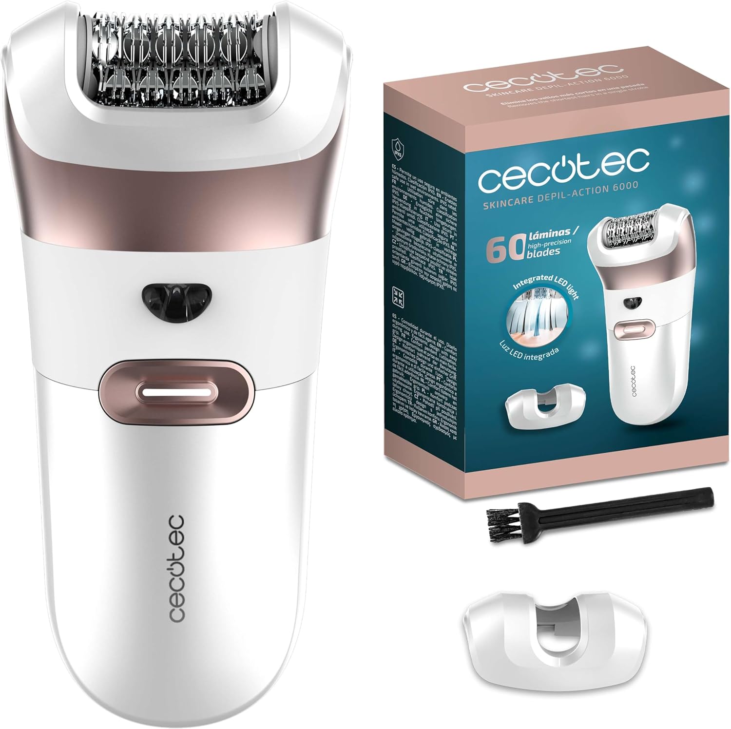 Depiladora Cecotec SkinCare Depil-Action 6000