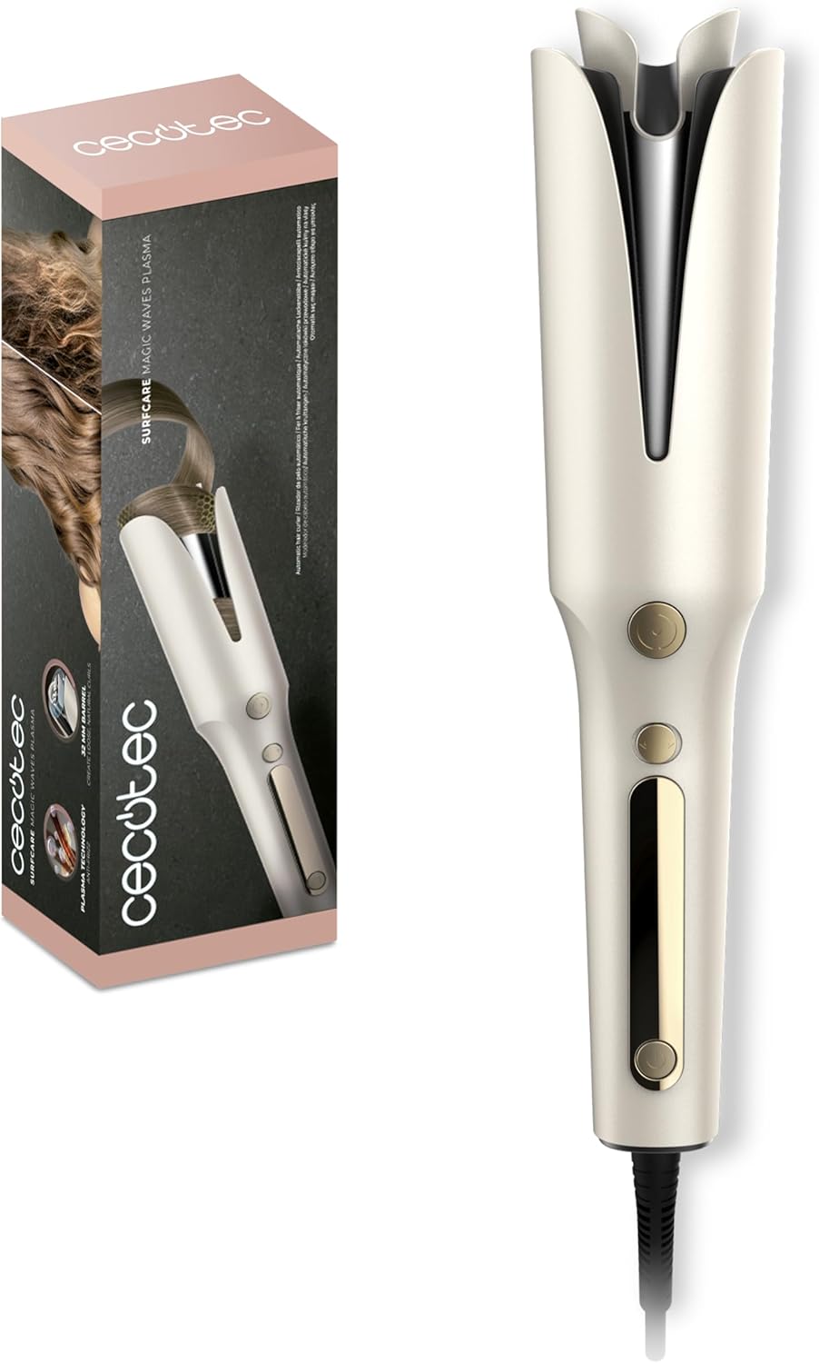 Rizador de Pelo Cecotec SurfCare Magic Waves Plasma