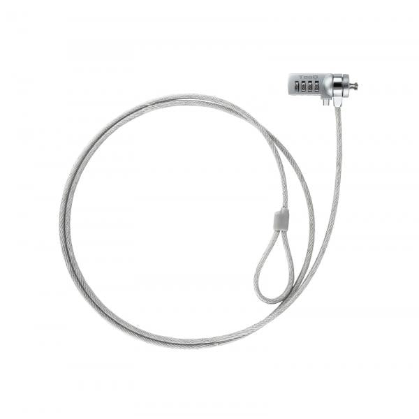 Cable De Seguridad Portatiles/monitores/televisiones Tooq Tqclk0015 Con Combinación 1.5 M Sistema Ke