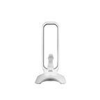 Soporte Mars Gaming Mhhpro White Para Auriculares Con Hub Usb 3.0 2p Y Bungee Pra Mouse Con Iluminac