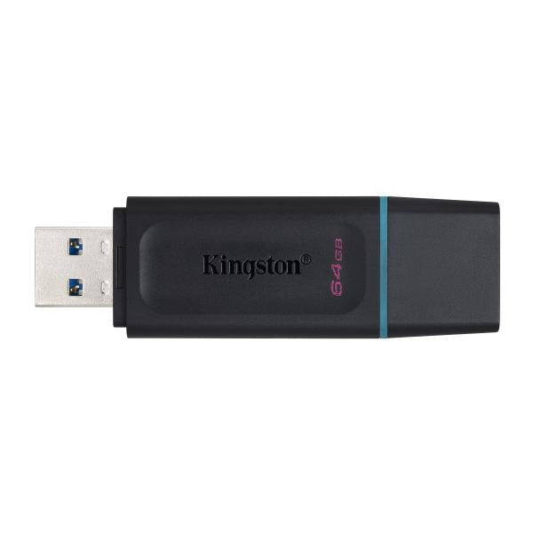 Pendrive Kingston Exodia 64Gb USB 3.2 Gen.1 / Negro-Azul / DTX/64GB