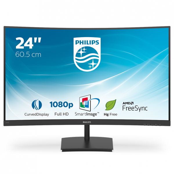 Philips E Line 241E1SC/00 23,6 Full HD 75 Hz AMD FreeSync Negro Main Image