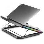 Base De Refrigeracion Para Portatiles Mars Gaming Mnbc5 Con Soporte Adicional De Movil/tablet Para P
