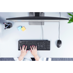 Teclado Trust Tk-150 Tamao Compacto Tecleado Silenciado Resistente A Los Vertidos Cable 1.8m 23982
